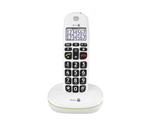 Doro PhoneEasy 110 - Schnurlostelefon mit Rufnummernanzeige/Anklopffunktion