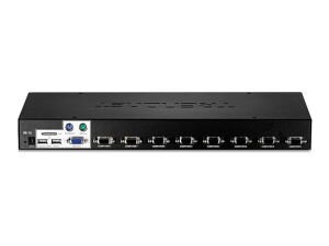 TRENDnet TK 803R - KVM-Switch - 8 x KVM port(s)
