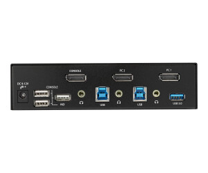 StarTech.com 2 Port DisplayPort KVM Switch mit USB 3.0