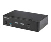 StarTech.com 2 Port DisplayPort KVM Switch mit USB 3.0