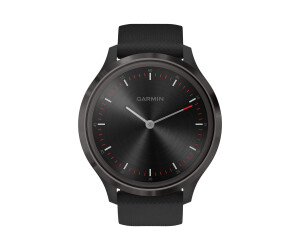 Garmin vívomove 3 - 44 mm - schwarz - intelligente Uhr mit Band