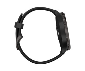 Garmin vívomove 3 - 44 mm - schwarz - intelligente Uhr mit Band