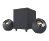 Creative Labs Creative Pebble Plus - loudspeaker system - for PC - 2.1 channel - 8 watts (total)