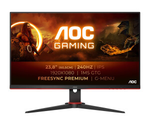 AOC Gaming 24G2ZE/BK - LED-Monitor - 60.5 cm (23.8")