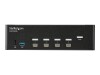 StarTech.com KVM Switch HDMI 4 Port - 4K 30 Hz