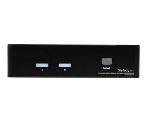 Startech.com 2 Port USB HDMI KVM Switch / switch with Audio and USB 2.0 Hub