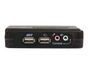 Startech.com 2 Port USB KVM Switch Kit with audio and cables