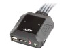 ATEN CS22DP - KVM-/Audio-/USB-Switch - 2 x KVM/Audio/USB