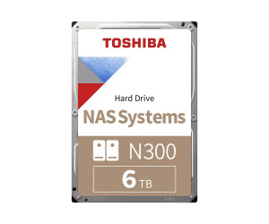 Toshiba N300 NAS - Festplatte - 6 TB - intern - 3.5"...
