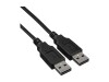 InLine USB KM-Umschalter - 2 PCs - für Tastatur - Maus und Maus-Transfer