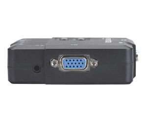 Manhattan KVM Switch Compact 2-Port, 2x USB-A, Cables...