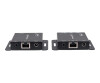 Manhattan HDMI 1080p over Ethernet Extender Kit, Up to 50m with Single Cat6 Cable, Tx & Rx Modules, IR Support, Three Year Warranty, Box