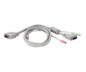 TRENDnet TK 204UK - KVM-/Audio-Switch - 2 x KVM/Audio