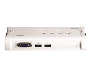 TRENDnet TK-407K - KVM-Switch - 4 x KVM port(s)