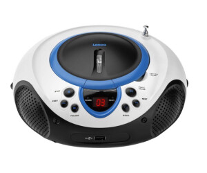 Lenco SCD -38 USB - Ghettoblaster - Blue