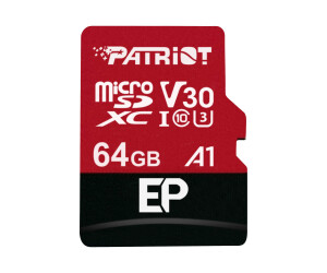 PATRIOT EP Series - Flash-Speicherkarte (microSDXC-an-SD-Adapter inbegriffen)