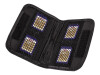 Hama Memory Card Case - Memory-Etui - Kapazität: 4 SD/MMC-Karten, 4 xD-Picture Cards, 4 CompactFlash-Karten, 4 SmartMedia-Karten