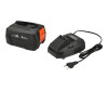 Gardena starter set - battery charger + battery