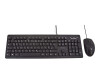 V7 CKU700DE - keyboard and mouse set - USB - QWERTZ