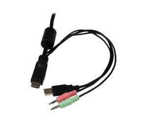 StarTech.com 2 Port USB HDMI KVM Switch mit Audio und...