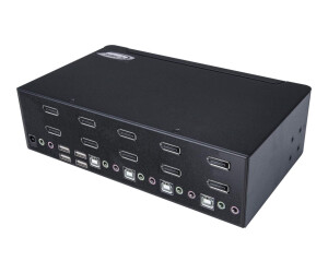 StarTech.com 4 Port Dual DisplayPort KVM Switch