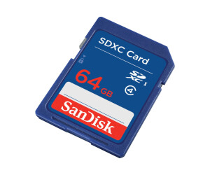 Sandisk Flash memory card - 64 GB - Class 4