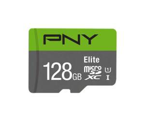 Pny Elite - Flash memory card - 128 GB - UHS -I U1 / Class10