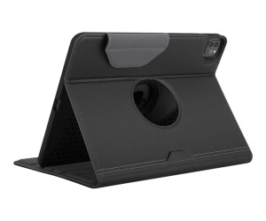 Targus Versavu Classic - Flip cover for tablet - polyurethane leder training - black - 12.9 " - for Apple 12.9 -inch iPad Pro (3rd generation, 4th generation, 5th generation)