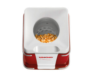 UNOLD 48525 - Popcornmaker - 900 W - Metallic-Rot/Silber/Weiß