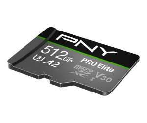 Pny Pro Elite-Flash memory card (Microsdxc-A-SD adapter...