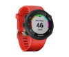 Garmin Forerunner 45 - Schwarz - intelligente Uhr mit Band - Silikon - Lava Red - Bandgröße: L - Anzeige 2.6 cm (1.04")