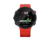Garmin Forerunner 45 - Schwarz - intelligente Uhr mit Band - Silikon - Lava Red - Bandgröße: L - Anzeige 2.6 cm (1.04")