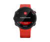 Garmin Forerunner 45 - Schwarz - intelligente Uhr mit Band - Silikon - Lava Red - Bandgröße: L - Anzeige 2.6 cm (1.04")