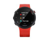 Garmin Forerunner 45 - Schwarz - intelligente Uhr mit Band - Silikon - Lava Red - Bandgröße: L - Anzeige 2.6 cm (1.04")