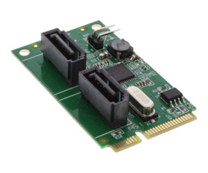 InLine Mini-PCIe 2.0 Karte - 2x SATA 6Gb/s - RAID 0,1,SPAN