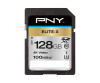 Pny Elite -X - Flash memory card - 128 GB - UHS -I U3 / Class10