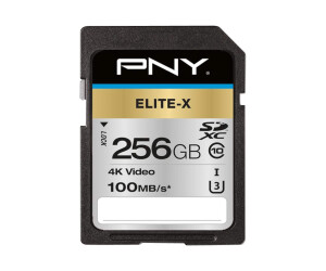 Pny Elite -X - Flash memory card - 256 GB - UHS -I U3 /...