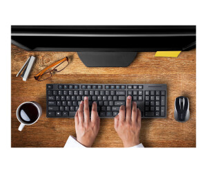Kensington Pro Fit Low-Profile Desktop Set - Tastatur-und-Maus-Set