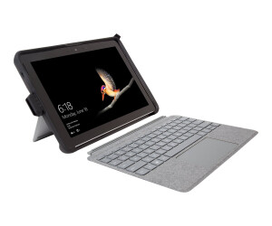Kensington BlackBelt Rugged Case for Surface Go - Schutzhülle für Tablet - widerstandsfähig - Silikon, Thermoplastisches Polyurethan (TPU)
