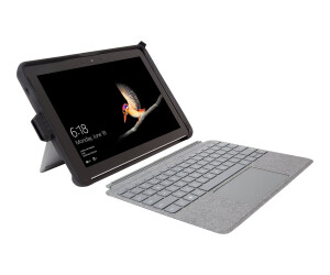 Kensington BlackBelt Rugged Case for Surface Go - Schutzhülle für Tablet - widerstandsfähig - Silikon, Polycarbonat, Thermoplastisches Polyurethan (TPU)