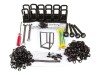 StarTech.com Open Frame Rack 25HE - 4 Pfosten Serverschrank - 58 cm - 104 cm tiefenverstellbar mit Rollen / Nivellierfüße und Kabelverwaltung (4POSTRACK25U)
