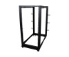 StarTech.com Open Frame Rack 25HE - 4 Pfosten Serverschrank - 58 cm - 104 cm tiefenverstellbar mit Rollen / Nivellierfüße und Kabelverwaltung (4POSTRACK25U)