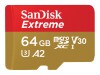 SanDisk Extreme - Flash-Speicherkarte (microSDXC-an-SD-Adapter inbegriffen)