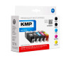 KMP Multipack C107BKXV-5-pack-high product-black, yellow, cyan, magenta-compatible-ink cartridge (alternative to: Canon Cli 571BKXL, Canon Cli-571YXL, Canon PGI-570PGBKXL, Canon Cli-571MXL, Canon , Canon 0332C001, Canon 0331C001