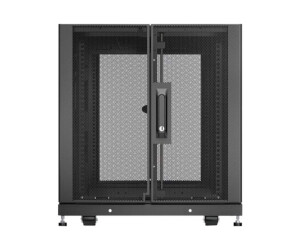 APC Netshelter SX - cabinet network cabinet - black - 12U - 48.3 cm (19 ")