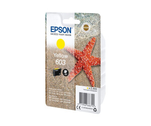 Epson 603 - 2.4 ml - yellow - original - blister with RF-...