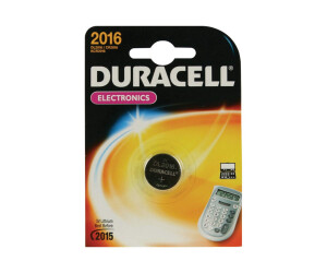 Duracell battery 2 x CR2016 - LI - 90 mAh
