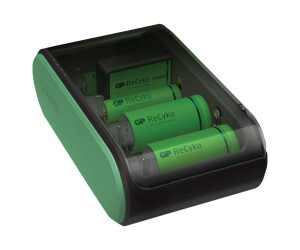 GP Battery GP ReCyko - 8 Std. USB-Batterieladegerät...