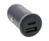 InLine Auto-Netzteil - 60 Watt - 4.8 A - 2 Ausgabeanschlussstellen (USB, USB-C)