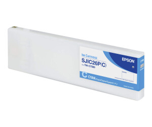 Epson Sjic26p (C) - 294.3 ml - cyan - original